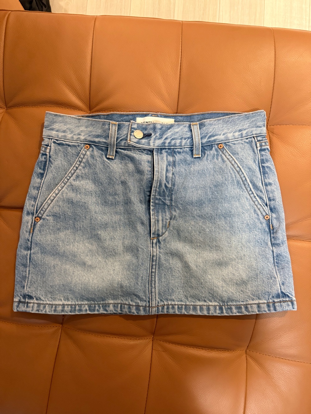 NEW ARITZIA DENIM FORUM SKIRT 26 - Picture 2 of 4
